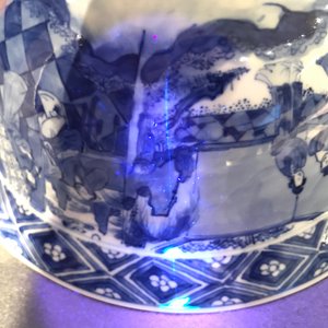 Un bol de type klapmuts en porcelaine de Chine bleu et blanc, marque et époque de Kangxi — photo 22