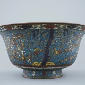 Un bol en cloisonné chinois "Les chevaux de Mu Wang", Ming — photo 2