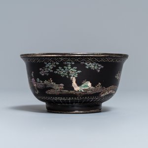 Un bol en laque burgauté, Chine, Kangxi — photo 3