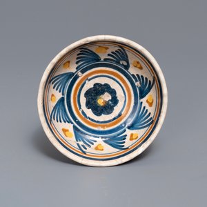 Un bol en majolique polychrome des Pays-Bas, début du 17ème — photo 1