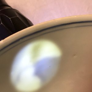Un bol en porcelaine de Chine bleu et blanc à décor de figures sur taureaux, époque Transition — photo 10