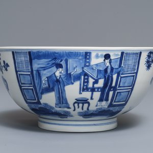 Un bol en porcelaine de Chine bleu et blanc, marque et époque de Kangxi — photo 2
