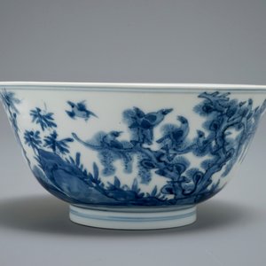 Un bol en porcelaine de Chine bleu et blanc, marque et époque de Kangxi — photo 4