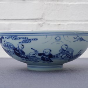 Un bol en porcelaine de Chine bleu et blanc, marque et époque de Yongzheng — photo 13