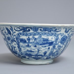 Un bol en porcelaine de Chine bleu et blanc, Wanli — photo 3
