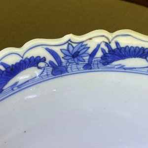 Un bol en porcelaine de Chine en bleu et blanc à décor d'un paysage au pagode, Wanli — photo 21