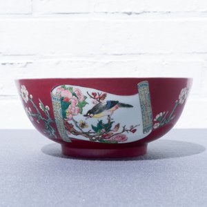 Un bol en porcelaine de Chine famille rose à fond rouge rubis, Yongzheng — photo 15