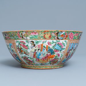 Un bol en porcelaine de Chine famille rose de Canton, 19ème — photo 5