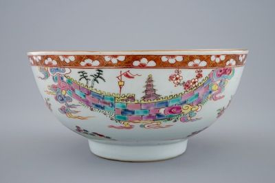 Un bol en porcelaine de Chine famille rose, Yongzheng, 1723-1735