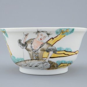 Un bol en porcelaine de Chine pour l'export au sujet européen, Qianlong, 18ème — photo 2