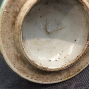 Un bol et un pot couvert en porcelaine de Chine de type Bencharong pour le marché thai, 19ème — photo 15