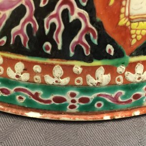 Un bol et un pot couvert en porcelaine de Chine de type Bencharong pour le marché thai, 19ème — photo 7