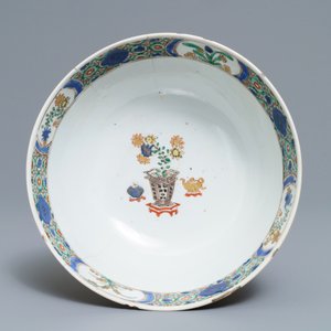 Un bol et une plaque en porcelaine de Chine famille verte, Kangxi — photo 9