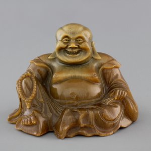Un bouddha en corne de rhinocéros, Chine, 19ème — photo 1