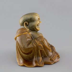 Un bouddha en corne de rhinocéros, Chine, 19ème — photo 2