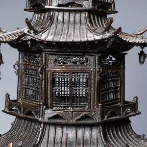 Un brûle-parfum de taille monumentale en bronze en forme d'éléphant, 'koro', Japon, Edo/Meiji, 19ème — photo 12