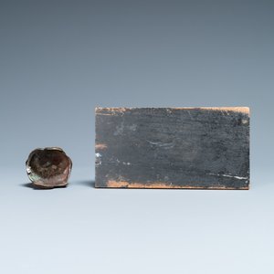 Un brûle-parfum figurant un lettré sur cerf en bronze, Chine, début de la dynastie Qing — photo 7