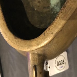 Un brûle-parfum quadrilobe en bronze tâché d'or, Chine, marque de Fei Ge, 17/18ème — photo 14