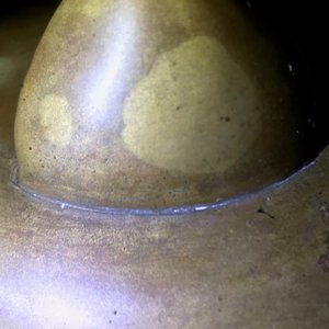 Un brûle-parfum quadrilobe en bronze tâché d'or, Chine, marque de Fei Ge, 17/18ème — photo 22