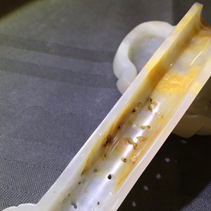 Un brûle-parfum, un sceptre et un abaque en jade sculpté, Chine, 19/20ème — photo 11
