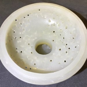 Un brûle-parfum, un sceptre et un abaque en jade sculpté, Chine, 19/20ème — photo 10