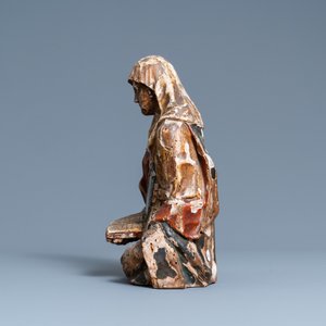 Un buste reliquaire d’une sainte en tilleul sculpté, doré et polychromé, Allemagne, 2ème moitié du 16ème — photo 5