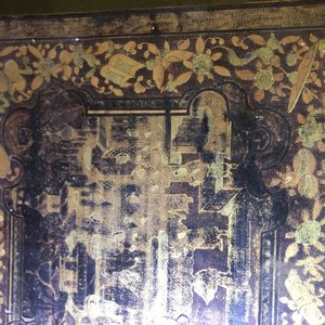 Un cabinet et une boîte de forme rectangulaire en laque doré, Canton, Chine, 19ème — photo 32