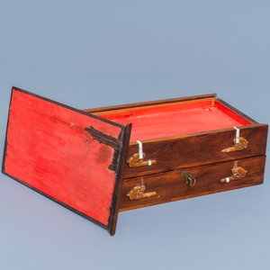 Un coffret nécessaire de lettré d'un peintre ou calligraphe, Chine, 19ème — photo 15