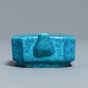 Un compte-gouttes en porcelaine de Chine 'robin's egg', 18/19ème — photo 3