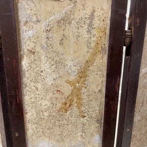 Un écran à cinq feuilles en bois aux plaques en porcelaine de Chine famille rose, 19ème — photo 10