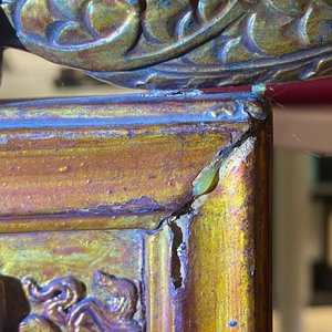 Un écran en bois sculpté et doré pour le marché Straits ou Peranakan, 19ème — photo 12
