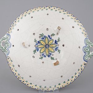 Un égouttoir à poissons en faïence frise, probablement Makkum, 19ème siècle — photo 2