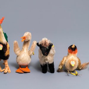 Un ensemble d'animaux en peluche de Steiff, deuxième moitié du 20ème — photo 4