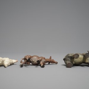Un ensemble de modèles d'animaux en elastolin et lineol, Hausser, Allemagne, 1ère moitié du 20ème — photo 19