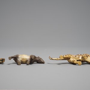 Un ensemble de modèles d'animaux en elastolin et lineol, Hausser, Allemagne, 1ère moitié du 20ème — photo 22