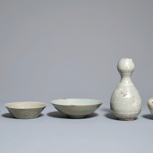 Un ensemble de pièces en porcelaine céladon, Corée, Goryeo et après — photo 2