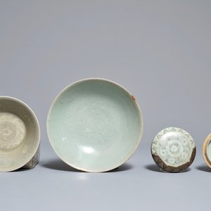 Un ensemble de pièces en porcelaine céladon, Corée, Goryeo et après — photo 3