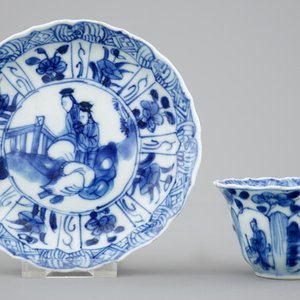 Un ensemble de six tasses et soucoupes en porcelaine de Chine, Kangxi — photo 2