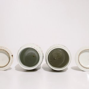 Un ensemble de vases en porcelaine de Chine famille verte, 19ème — photo 6