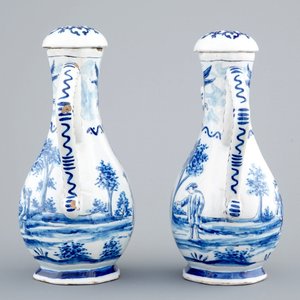Un ensemble en faïence de Delft bleu et blanc, Pays-Bas et France, 18/19ème — photo 18