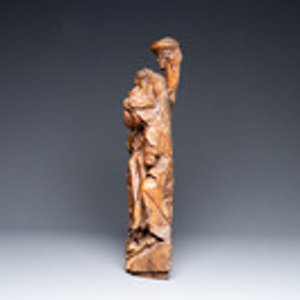Un fragment de retable en chêne sculpté: 'La descente de croix', Brabant, fin du 15ème — photo 2
