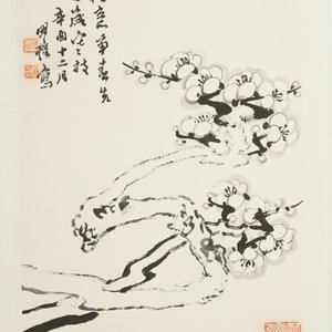 Un grand album chinois de peintures de branches fleuries, 19/20ème — photo 6
