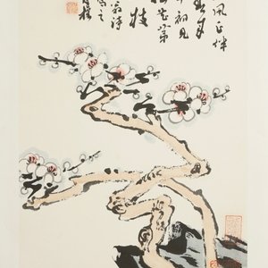 Un grand album chinois de peintures de branches fleuries, 19/20ème — photo 8