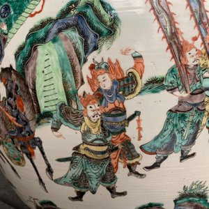 Un grand aquarium en porcelaine de Chine famille verte, 19ème — photo 28