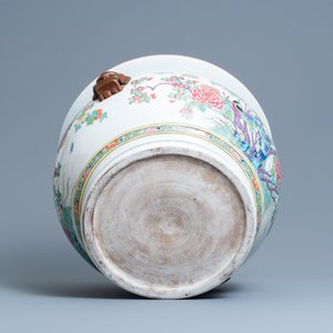 Un grand aquarium rond en porcelaine de style famille rose, Samson, Paris, 19ème — photo 6