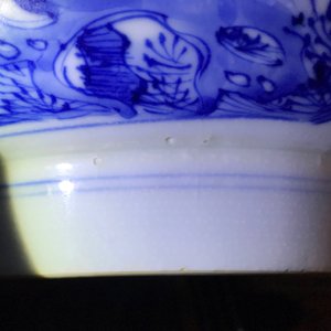 Un grand bol en porcelaine de Chine bleu et blanc à décor floral, Kangxi — photo 10