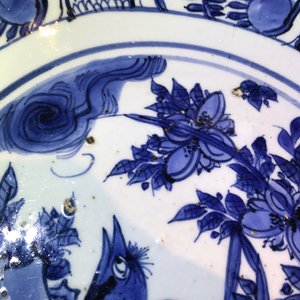 Un grand bol en porcelaine de Chine bleu et blanc de type Kraak, Wanli — photo 14