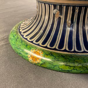Un grand bol sur piedouche en majolique italienne figurant Amor, Montelupo ou Caffagiolo, 1ère moitié du 16ème — photo 20
