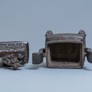 Un grand brûle-parfum couvert en bronze, Chine, Ming — photo 6
