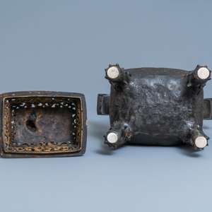 Un grand brûle-parfum couvert en bronze, Chine, Ming — photo 7